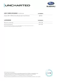 Subaru Flugblatt | Uncharted Seite 2