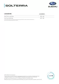 Subaru Flugblatt | Solterra Seite 2