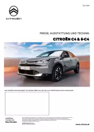 Citroen Flugblatt | C4 & ë-C4 Seite 1
