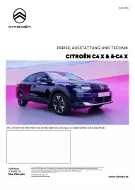 Citroen Flugblatt | C4 X & ë-C4 X Seite 1
