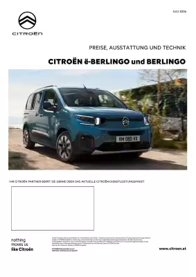 Citroen | ë-BERLINGO und BERLINGO (gültig bis 21-10)