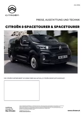 Citroen | ë-SPACETOURER & SPACETOURER (gültig bis 21-10)