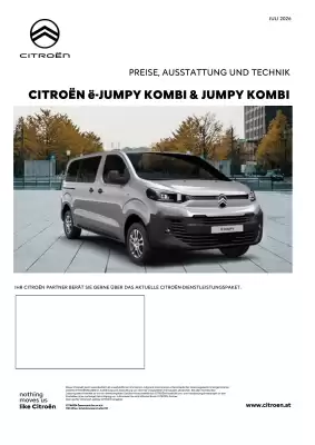 Citroen | ë-JUMPY KOMBI & JUMPY KOMBI (gültig bis 21-10)