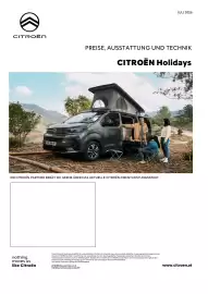 Citroen Flugblatt | Holidays Seite 1