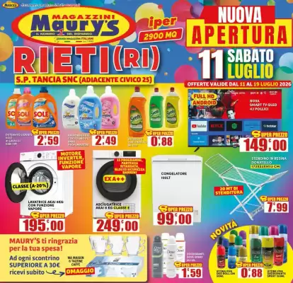 Maury's (valido fino al 19-07)