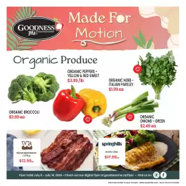 Goodness Me flyer week 28 Page 1