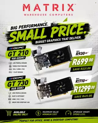 Matrix Warehouse (valid until 15-07)
