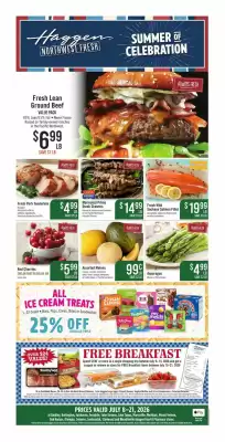 Haggen Food weekly ad (valid until 21-07)