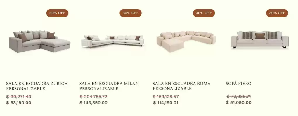 Muebles Pergo (válido hasta 2-09)