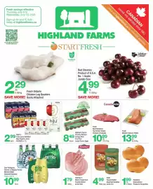 Highland Farms flyer week 28 Page 1