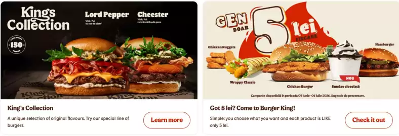 Magazine Burger King Pagină 1