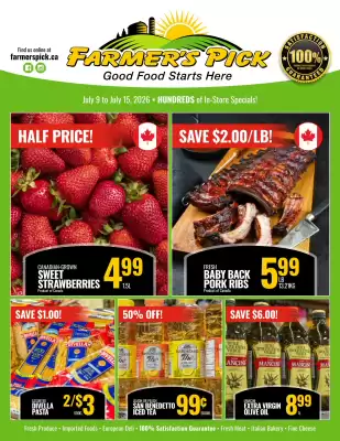 Farmer's Pick flyer (valid until 15-07)
