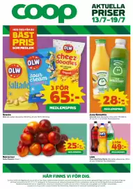 Coop reklamblad vecka 29 Sida 1