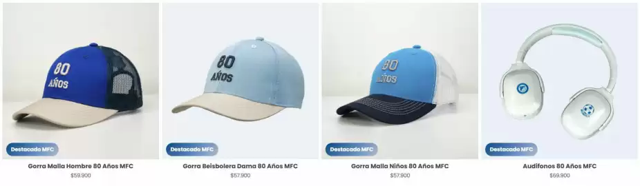 Catálogo Tienda Oficial Millonarios Página 2