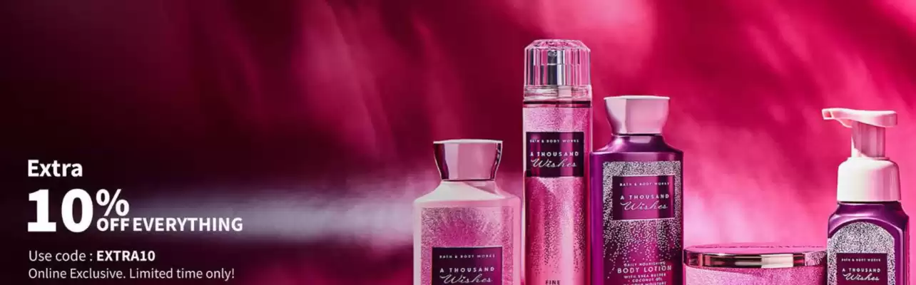 Bath & Body Works (valid until 12-07)