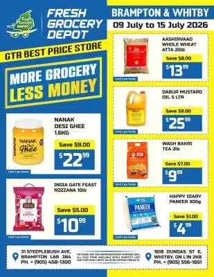 Fresh Grocery Depot flyer (valid until 15-07)