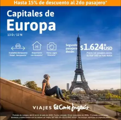 Viajes el Corte Inglés (válido hasta 2-08)