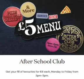 Pizza Express leaflet Page 1