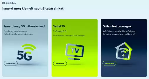 Yettel akciós újság Oldal 1