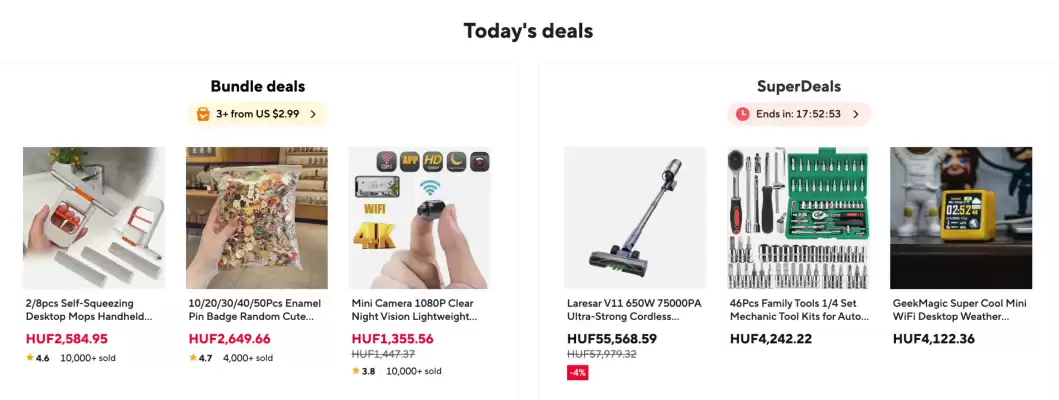 AliExpress (érvényes eddig: 15-07)