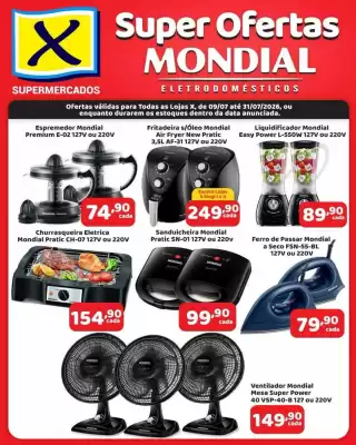 Folheto X Supermercados (válido até 31-07)