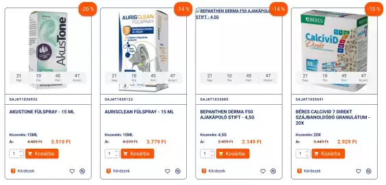 Kígyó Patika akciós újság Oldal 1