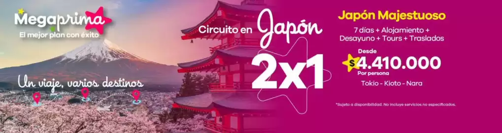 Catálogo Viajes Éxito Página 2