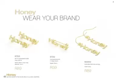 Honey Fashion Accessories catalogue Page 50