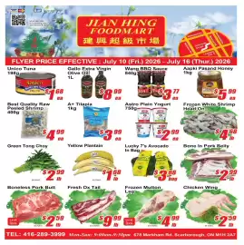 Jian Hing Supermarket flyer week 28 Page 1