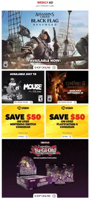 EB Games flyer (valid until 16-07)