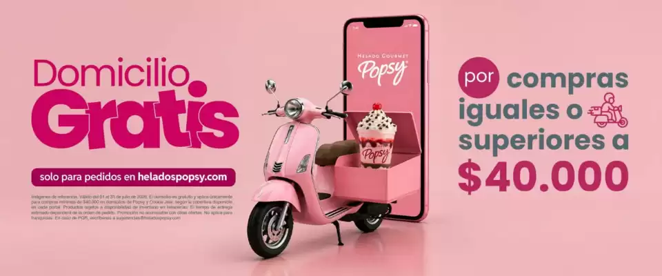 Popsy (válido hasta 2-08)