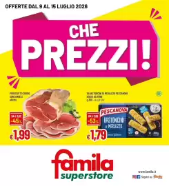 Volantino Famila Superstore settimana 28 Pagina 1