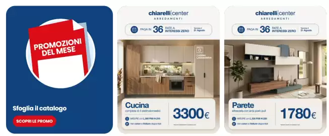 Volantino Chiarelli Center Pagina 1