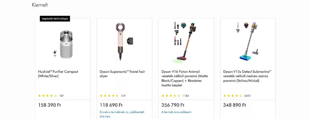 Dyson akciós újság (érvényes eddig: 22-07)