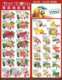 First Choice Supermarket flyer week 28 Page 1