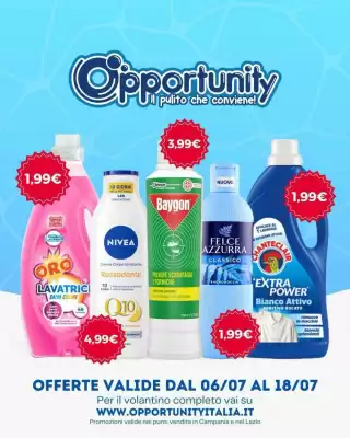 Volantino Opportunity Shop (valido fino al 18-07)