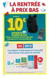 Catalogue Hyper U | La rentrée à prix bas page 2