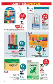 Catalogue Hyper U | La rentrée à prix bas page 22