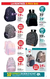 Catalogue Hyper U | La rentrée à prix bas page 9