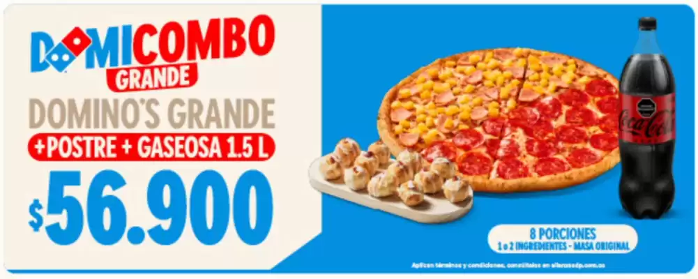 Domino's Pizza (válido hasta 2-08)