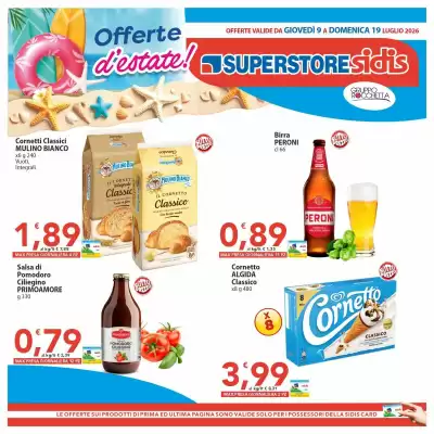 Volantino Sidis (valido fino al 19-07)