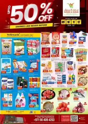 Mark & Save catalogue (valid until 12-07)