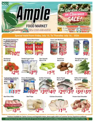 Ample Food Market flyer (valid until 16-07)