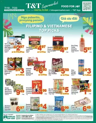 T&T Supermarket flyer