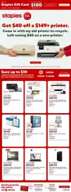Staples flyer Page 1