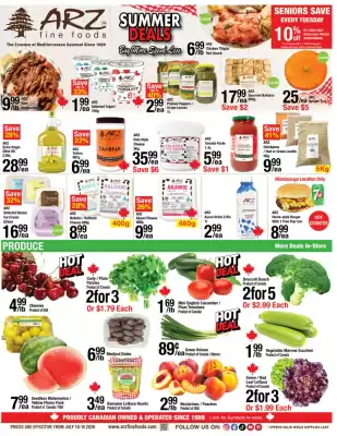 Arz Fine Foods (valid until 16-07)