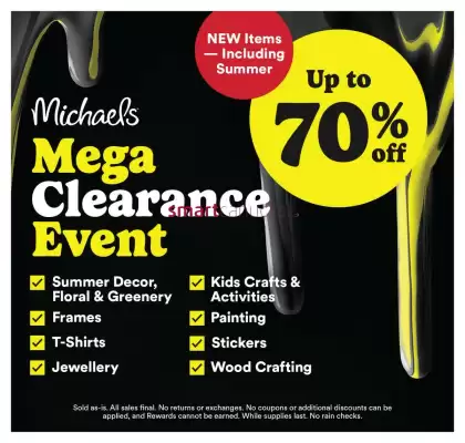 Michaels (valid until 16-07)
