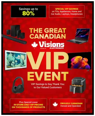 Visions Electronics flyer