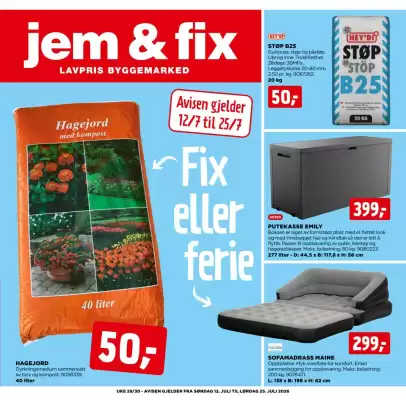 jem & fix (gyldig til 26-07)