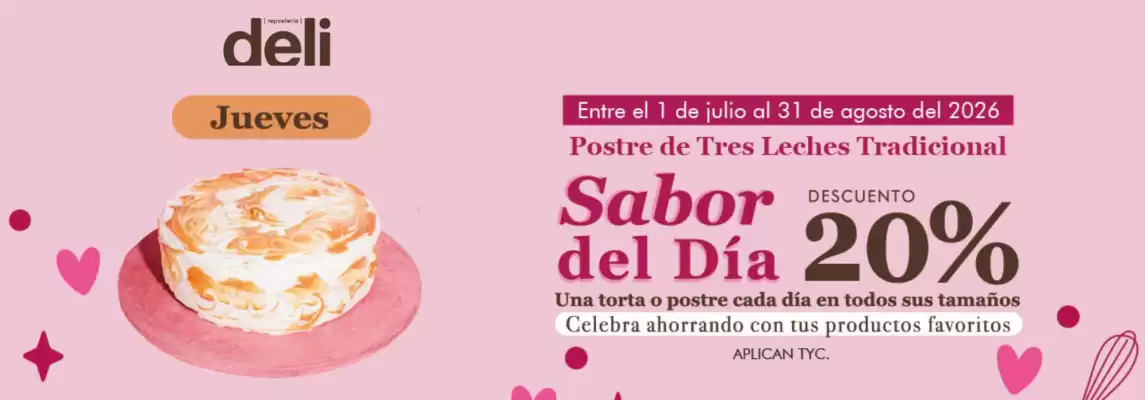 Repostería Deli (válido hasta 2-08)